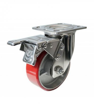 5" Rueda giratoria pesada multimaterial